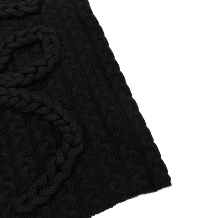 Loewe Anagram Braided Knit Sweater Vest in Apricot