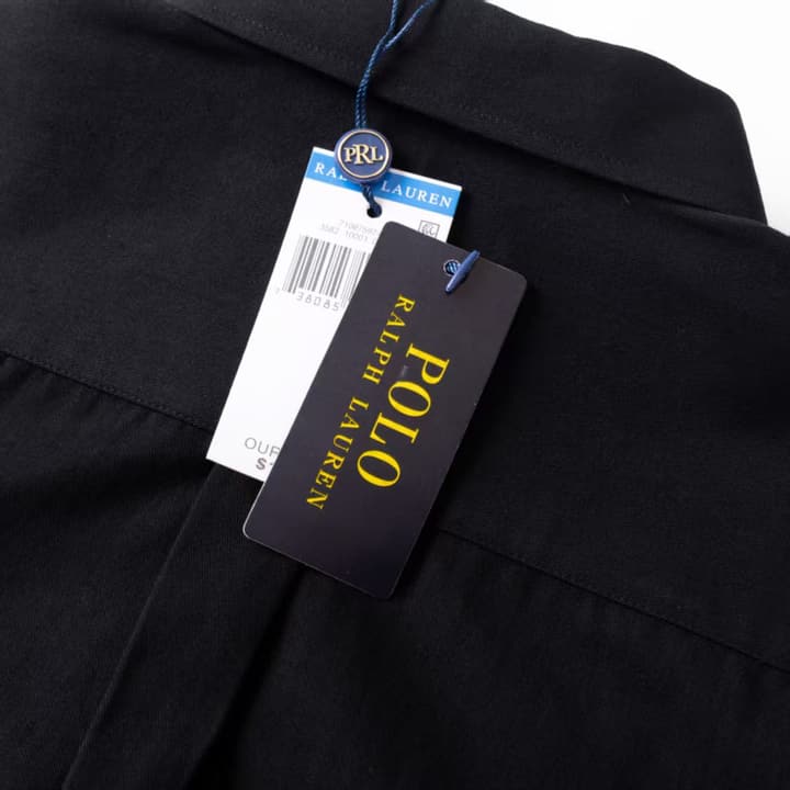 Ralph Lauren Unisex Oxford Long Sleeve Shirt in Black