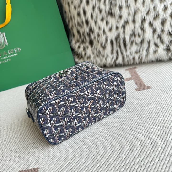 Goyard Muse Mini Vanity Case in Bright Orange Goyardine