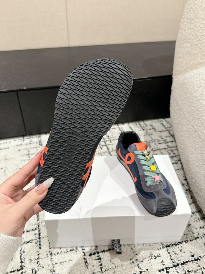 Loewe Ballet Runner 2.0 Unisex Sneakers – 2025 Collection in White And Light Blue