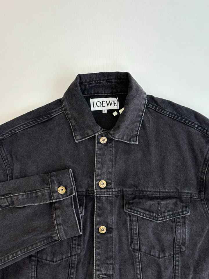Loewe Anagram Denim Jacket – 24FW in Black Denim