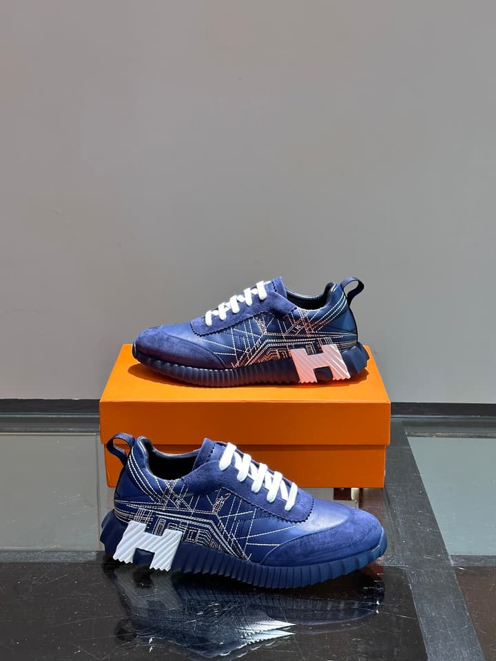 Hermès Bouncing Sneakers in Black 1