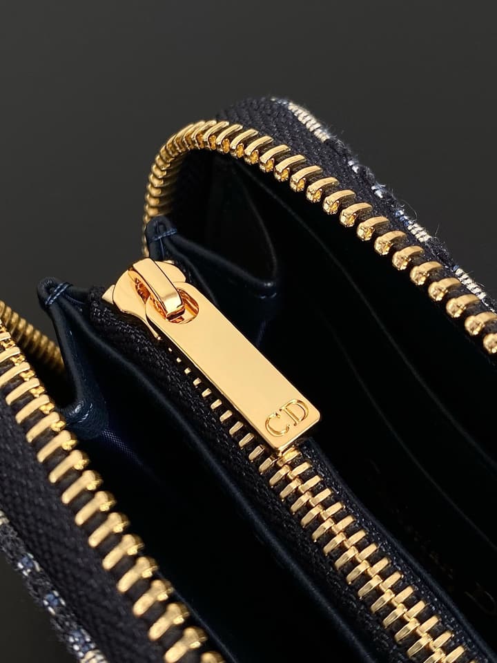 Dior Saddle Zipper Card Holder