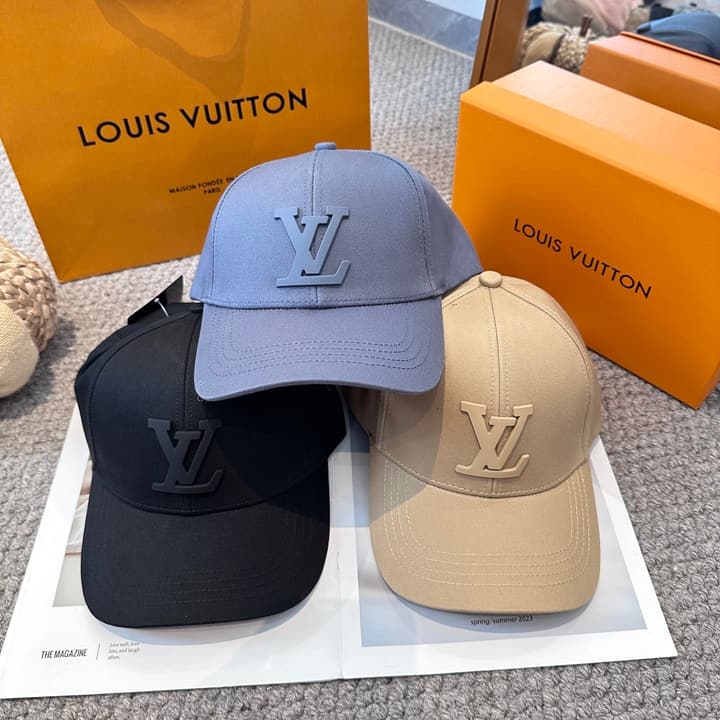 Louis Vuitton Unisex Baseball Cap – New Collection in Beige
