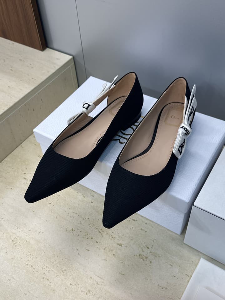 Dior J'Adior Webbing Bow Pumps – 2026 Early Spring Collection