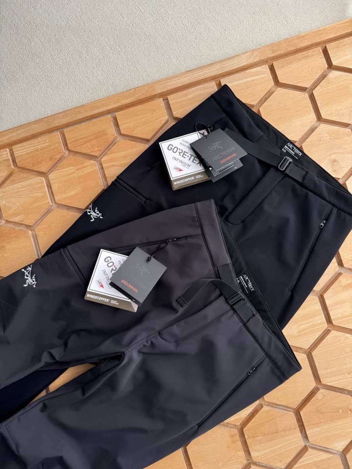 Arc'teryx Gamma Pant Windproof Fleece Softshell Trousers in Classic Black