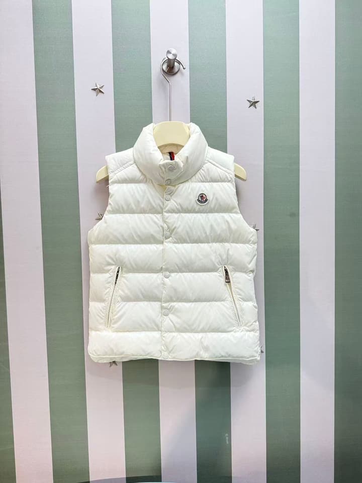Moncler Kids Puffer Vest – 2025SS/FW Collection in Black