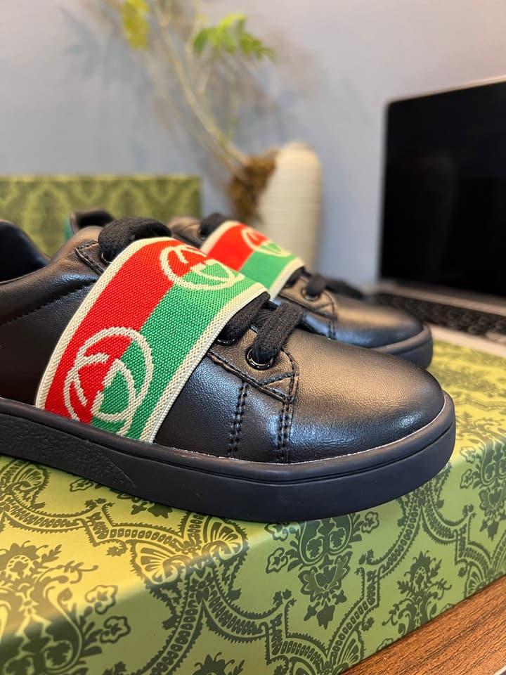 Gucci Kids Sheepskin-Lined Sneakers – Kids Collection