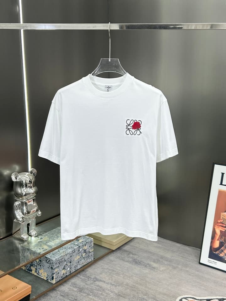 Loewe 3D Logo High-Count Cotton T-Shirt – 2026SS in Black