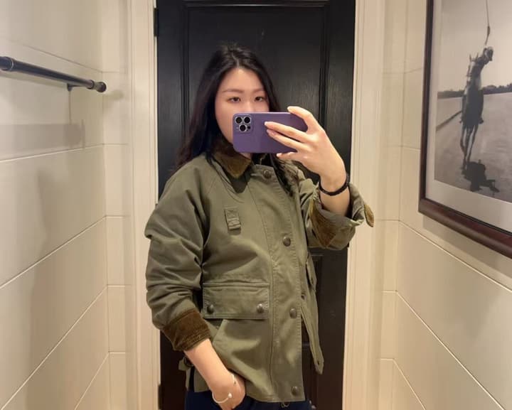 Ralph Lauren Barn Style Workwear Jacket in Green