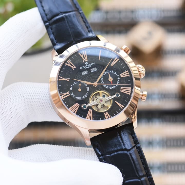 Patek Philippe Men's Automatic Tourbillon Watch – New Collection