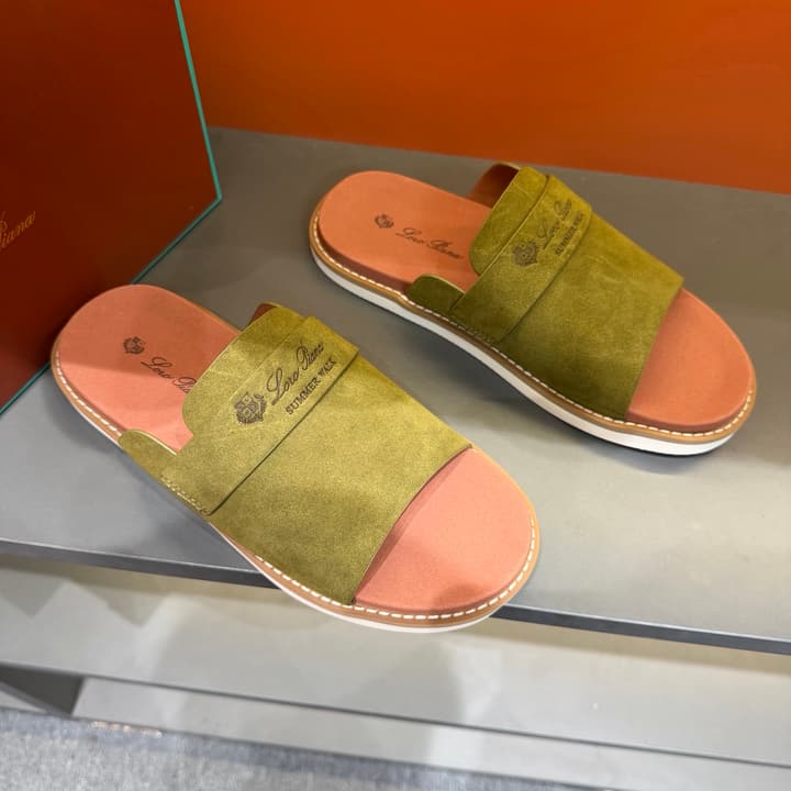 Loro Piana Summer Walk Crisscross Mules