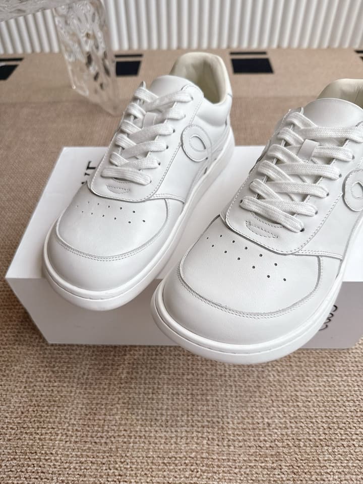 Loewe Spliced Minimalist Sneakers in Black