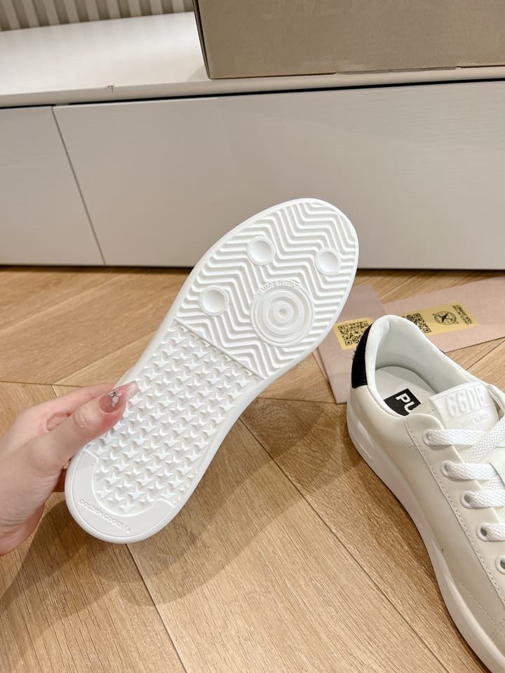 Golden Goose Space Distressed Sneakers – 2024 Collection in White 1