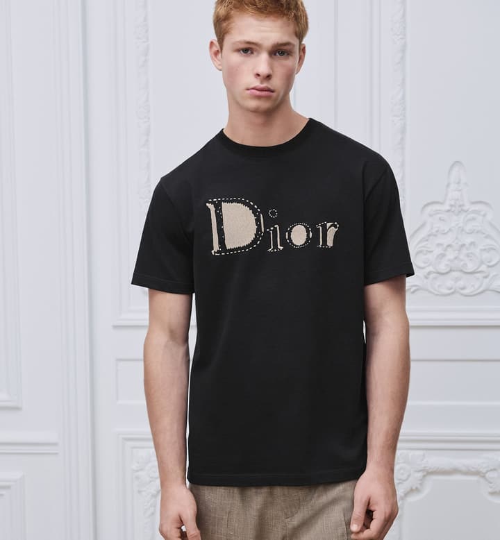 Dior Reverse Embroidered Loose Fit T-Shirt – Summer Collection 2026 in Black