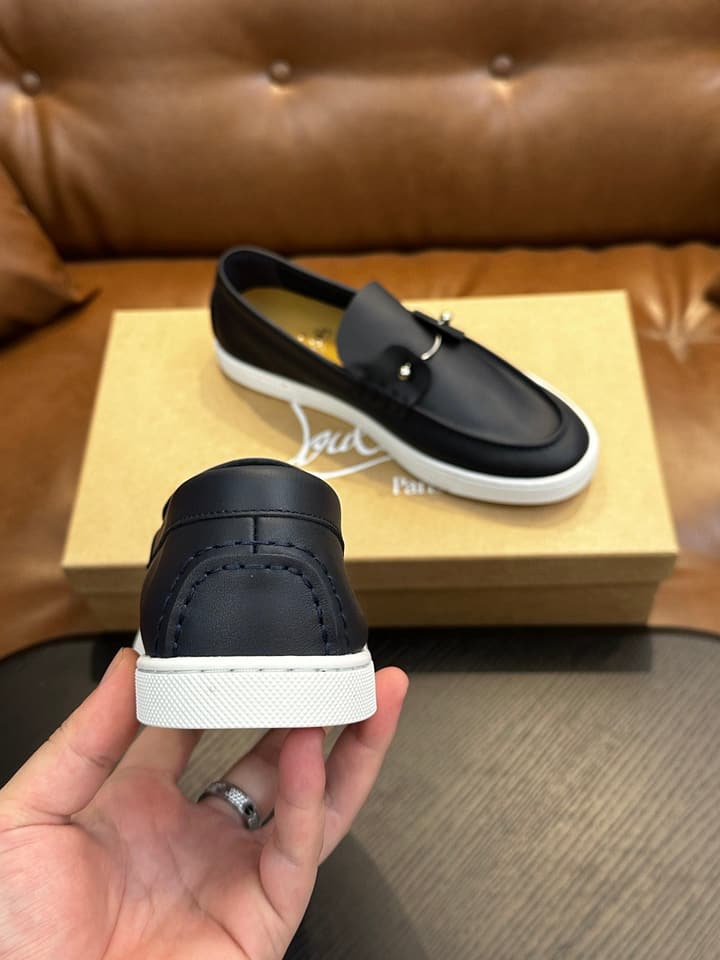 Christian Louboutin Men's Casual Sneakers in All White