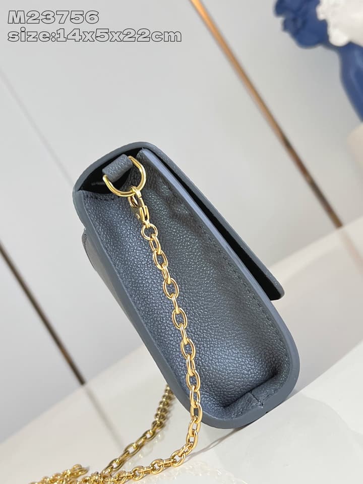 Louis Vuitton Pochette Louise Chain Bag in Beige