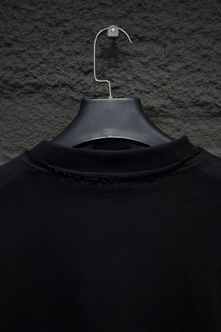 Miu Miu Embroidered Oversize Cotton Sweatshirt in Heather Grey