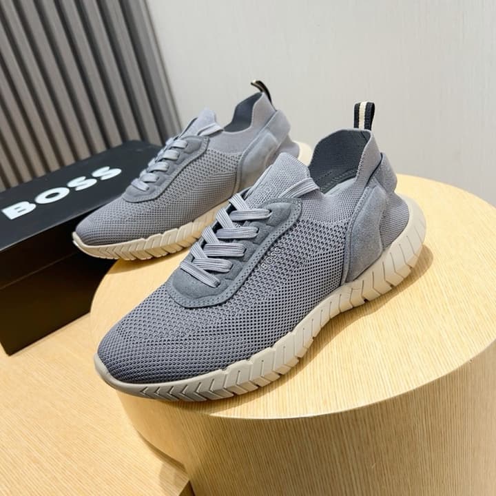 Boss Layered Design Sport Sneakers