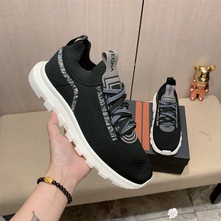 Zegna Latest Casual Sneakers in Black