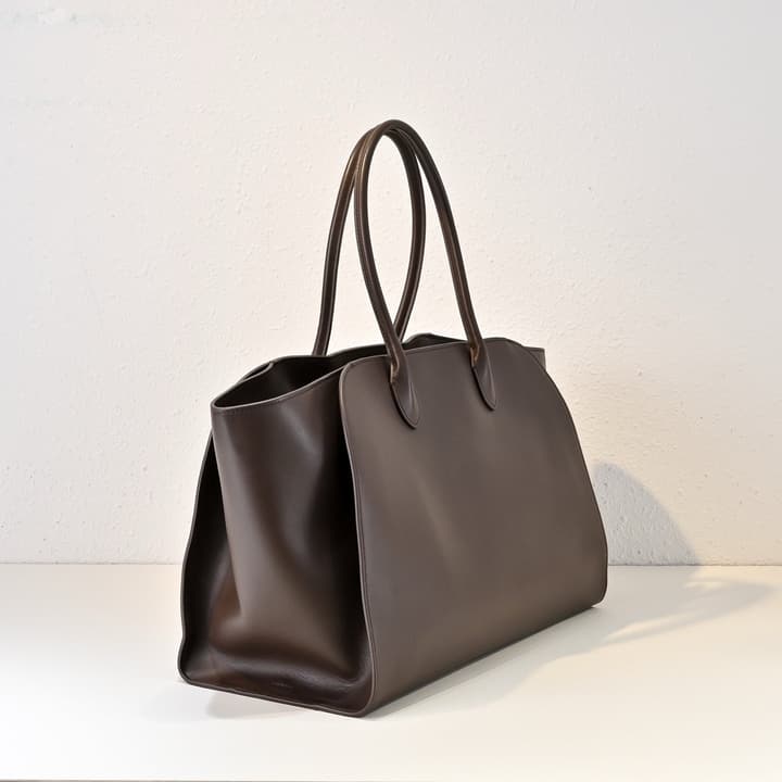 The Row Marlo Tote – 2025 Collection in Classic Black