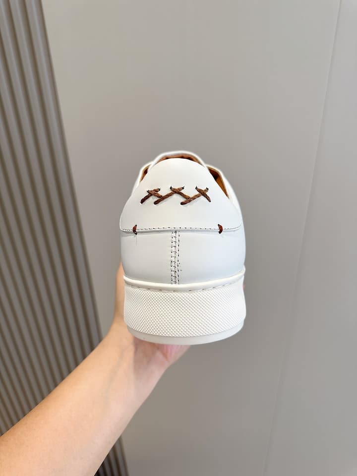 Zegna Tiziano Couture Sneakers in Black With Matching Laces