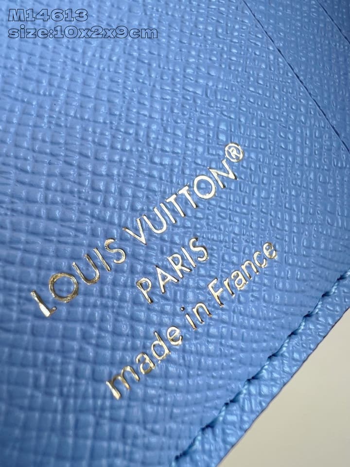 Louis Vuitton Charms Pocket Wallet in Monogram With Gold Disc Charm