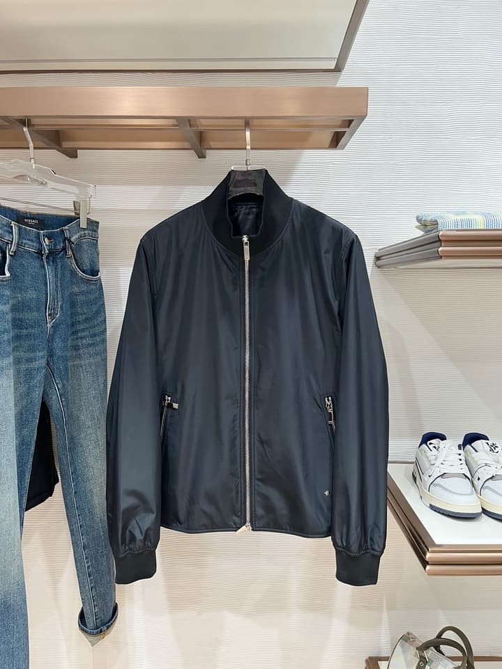 Dior Men's Casual Jacket – 2025FW in Dark Navy