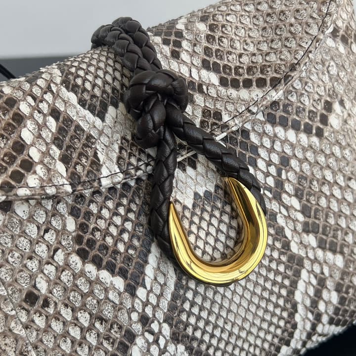 Bottega Veneta Liberta Python Crossbody Bag