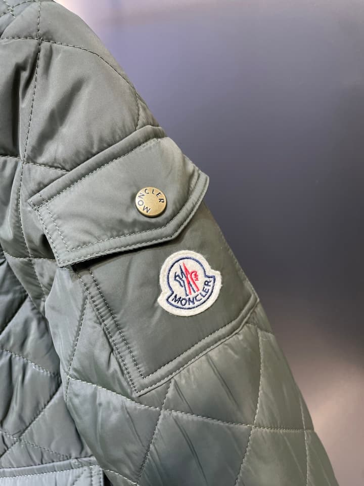 Moncler Quilted Padded Jacket – 2025 Collection in Black Quilted