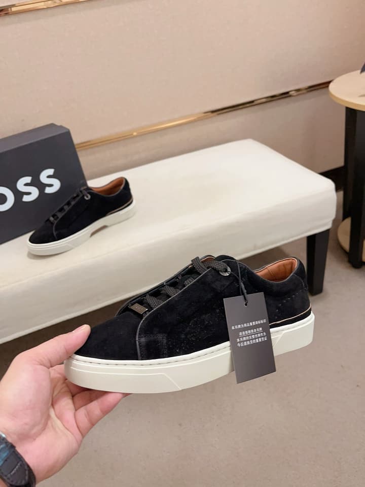 Boss Latest Casual Men's Sneakers in Black Monochromatic