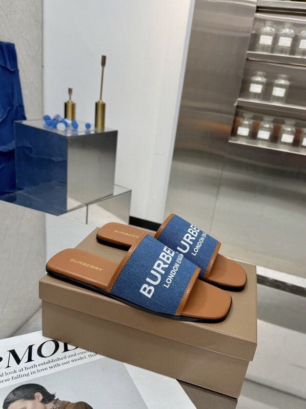 Burberry Chunky and Flat Heel Sandals