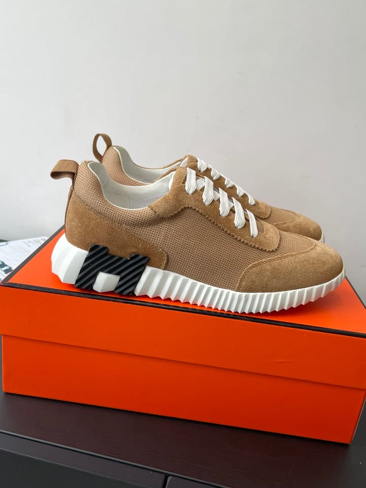 Hermès Classic Couple's Casual Sneakers in Black