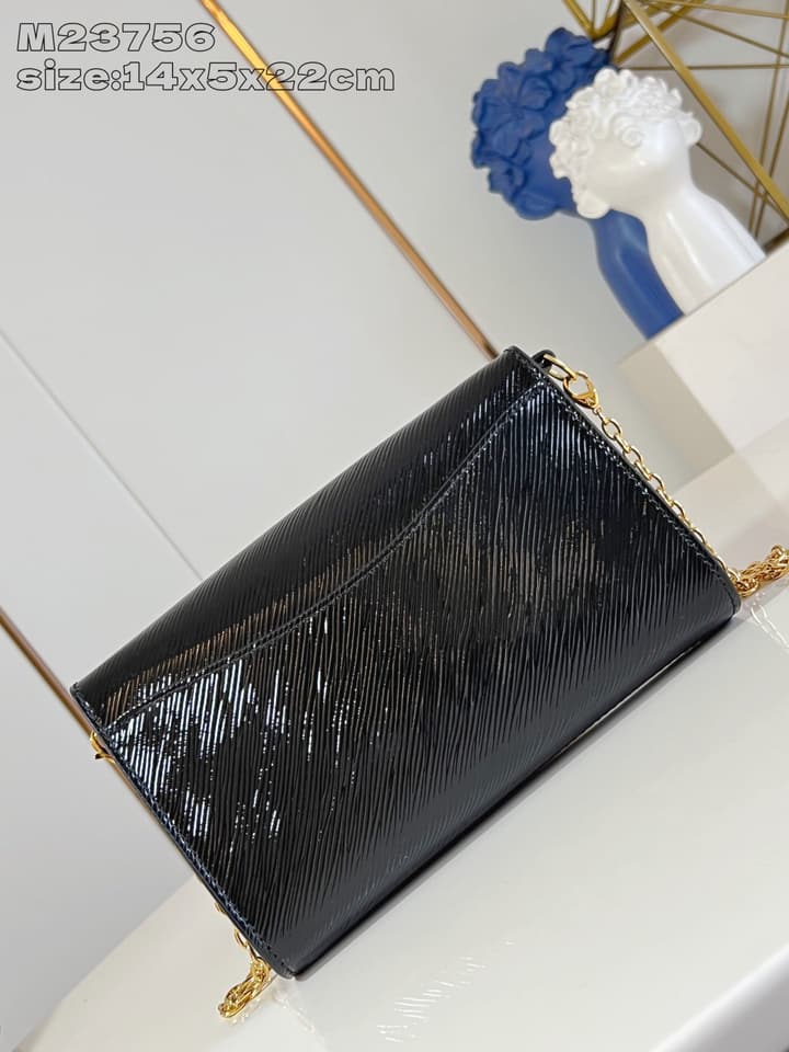 Louis Vuitton Pochette Louise Chain Bag in Beige
