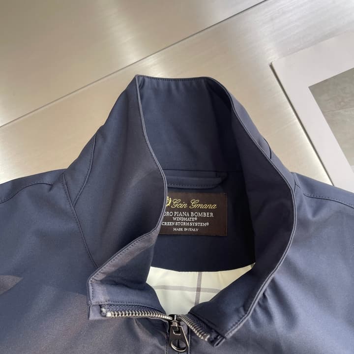 Loro Piana WindBelt Storm System Flight Jacket in Russet Brown