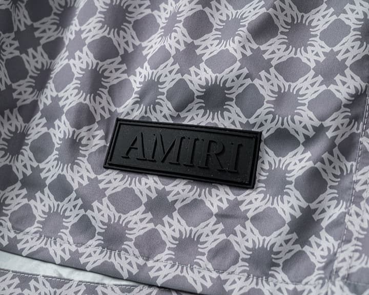 Amiri Men's High-Quality Swim Trunks – Spring/Summer Collection – 2026SS in Grey