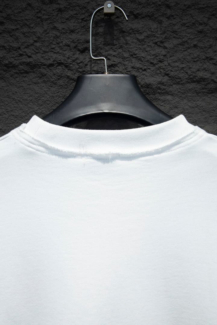 Miu Miu Embroidered Oversize Cotton Sweatshirt in Heather Grey
