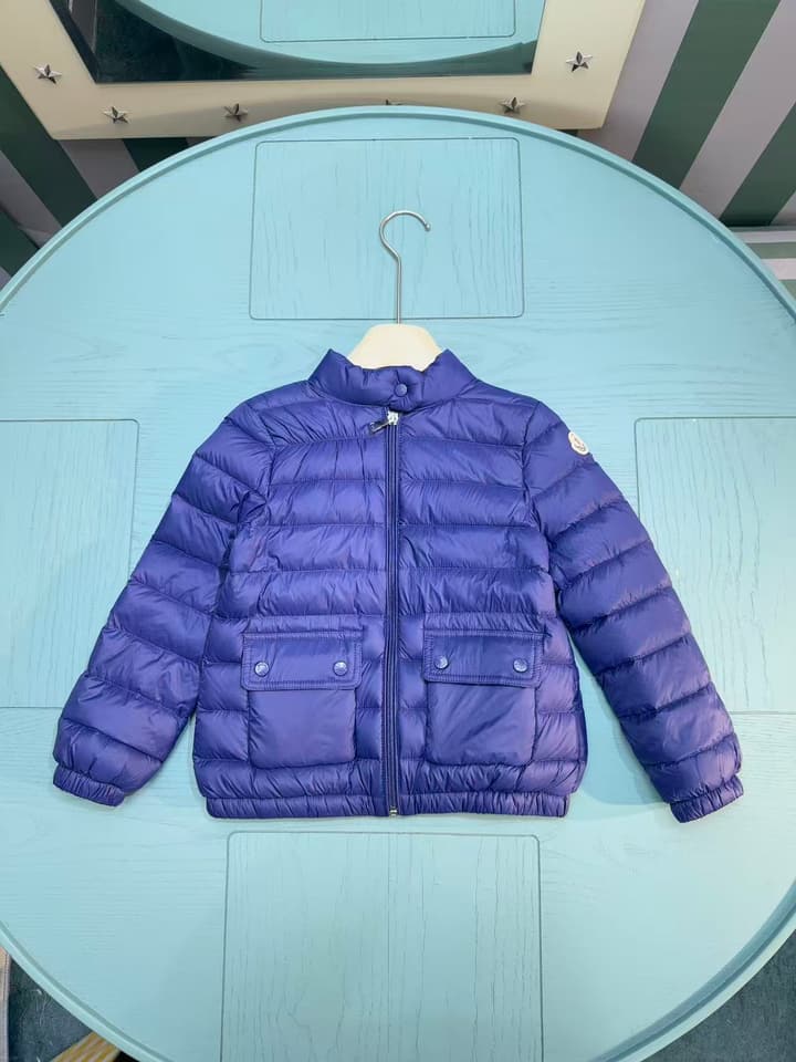 Moncler Kids Down Puffer Jacket – 2025SS/FW in Bright Purple
