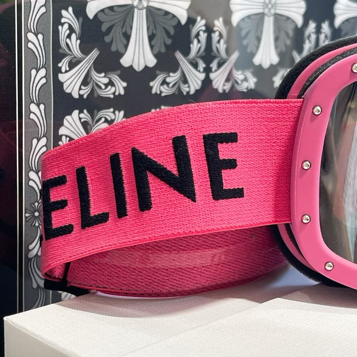 Celine Ski Goggles in All Black Frame