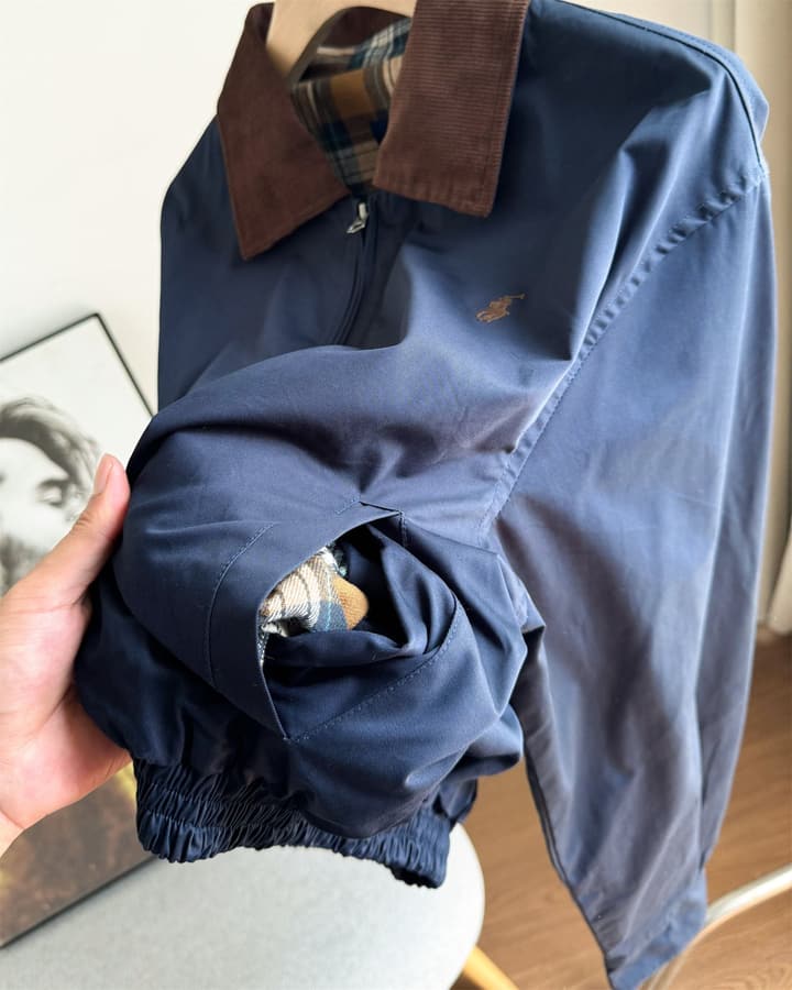 Ralph Lauren Campus Collared Jacket in Blue