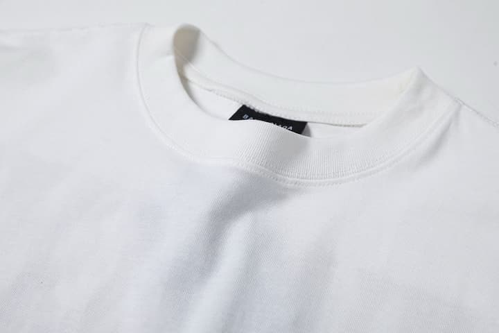 Balenciaga Back Letter Sketch Print T-Shirt – 26SS in Classic Black