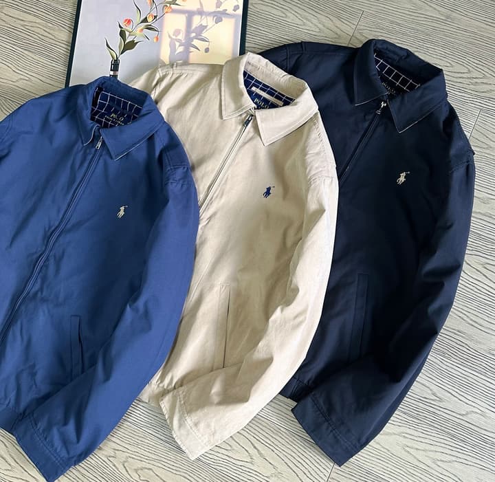 Ralph Lauren Classic Retro Harrington Jacket in Black