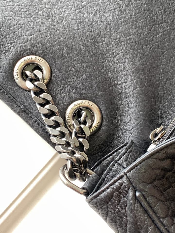 Saint Laurent Niki Oversized Flap Bag in Gold