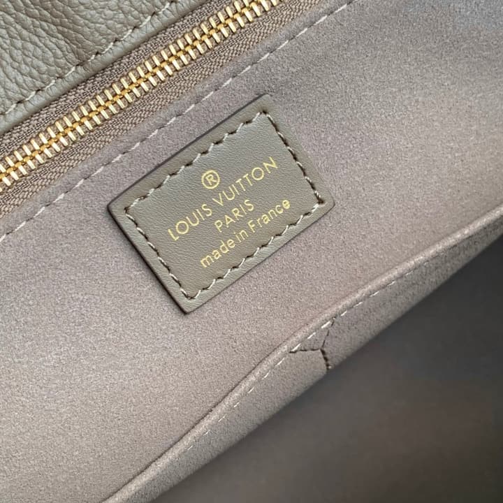 Louis Vuitton Onthego Monogram Tote in Taupe Monogram Empreinte