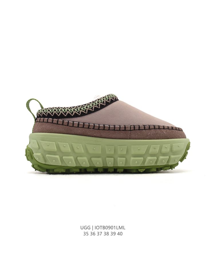 UGG Tire Sole Cotton Slippers Snow Boots in White