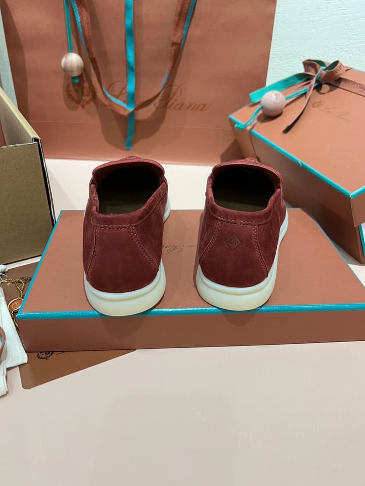 Loro Piana My Charms Suede Mules