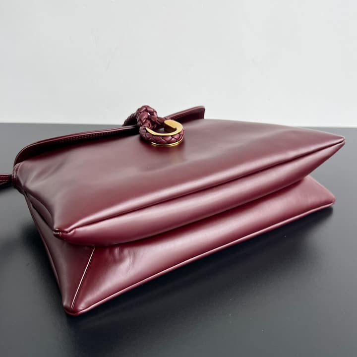 Bottega Veneta Medium Liberta Flap Crossbody Bag – Autumn/Winter Collection in Dark Espresso Brown