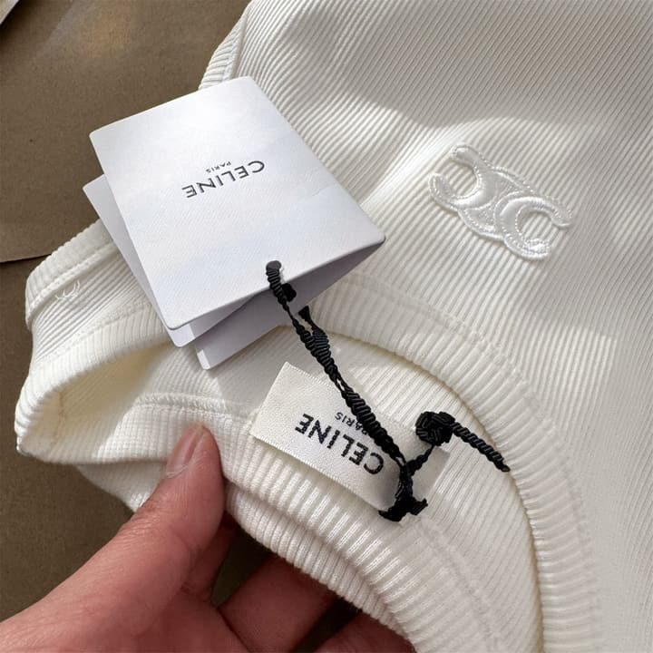 Celine Embroidered Crewneck Vest – 25SS