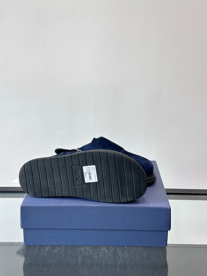 Dior Oblique Closed-Toe Mules in Black