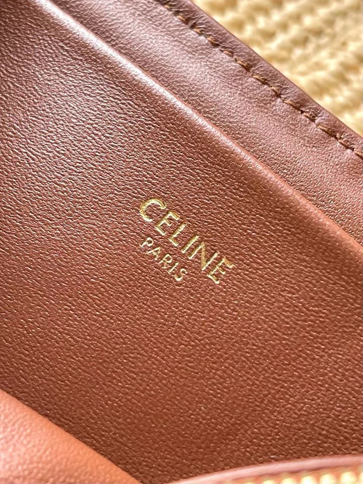 Celine Teen Victoire Small Woven Handbag – 2025 Collection – 25SS in Beige Quilted